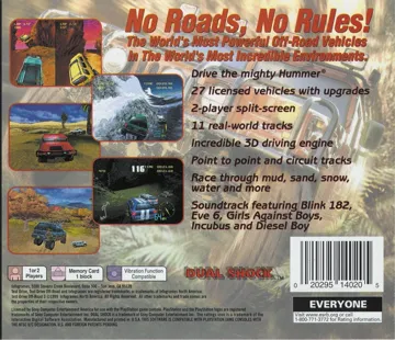 Test Drive Off-Road 3 (US) box cover back